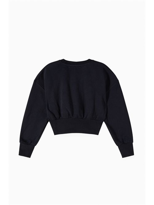 Felpa nera con logo PATRIZIA PEPE | 7M0946K103